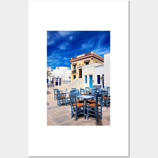 The Piazza of Ano Chora - Serifos island Posters and Art